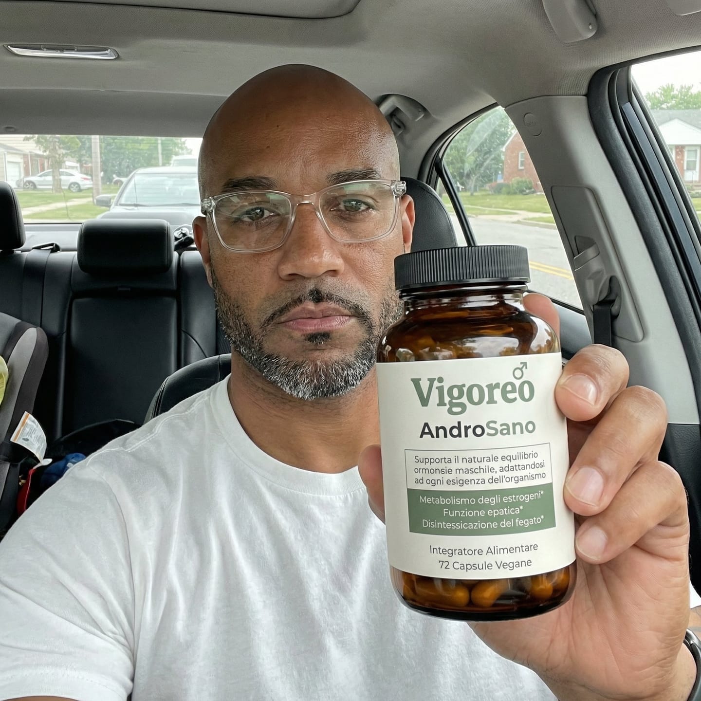 Customer photo review of AndroSano™ | La Soluzione Completa per Riequilibrare gli Estrogeni Maschili in 14 Giorni