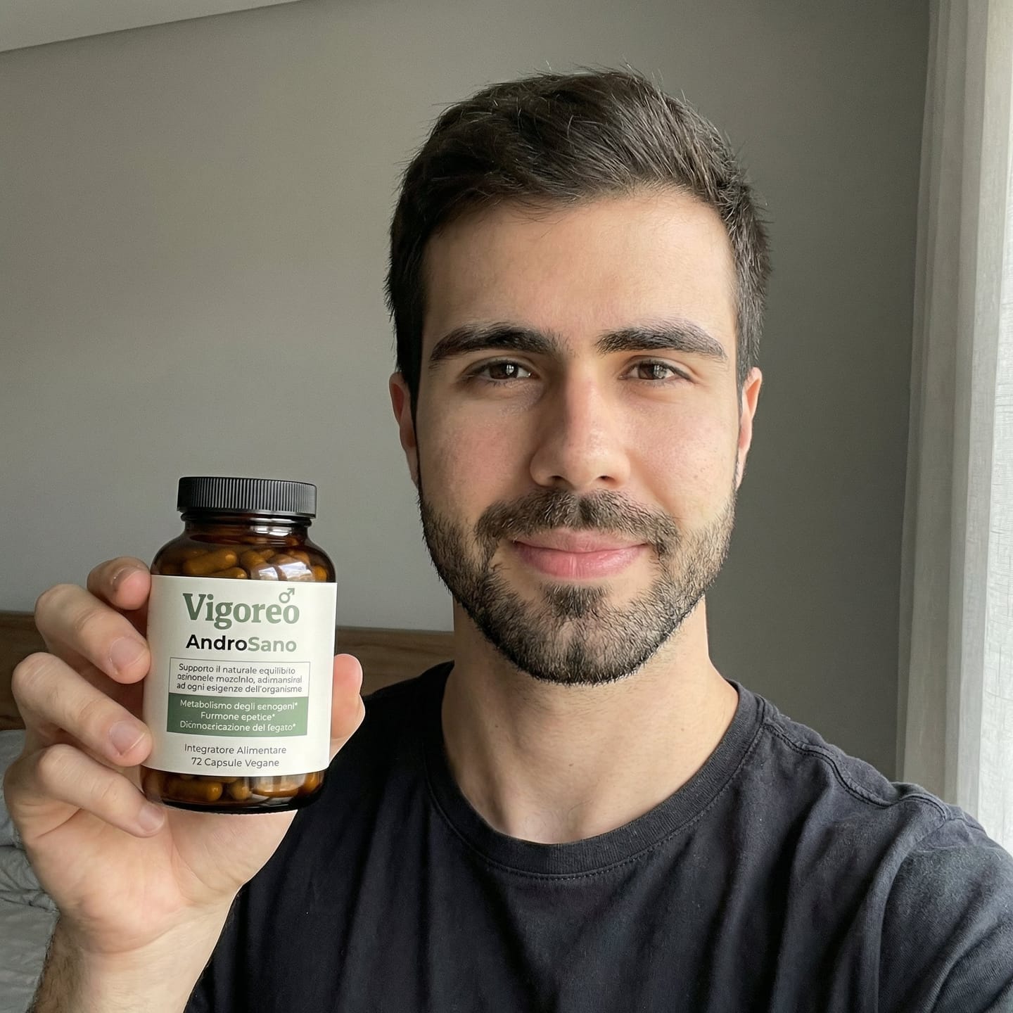 Customer photo review of AndroSano™ | La Soluzione Completa per Riequilibrare gli Estrogeni Maschili in 14 Giorni