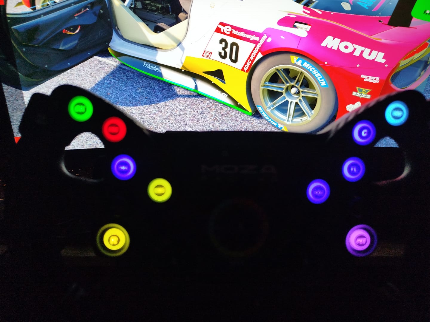 Customer photo review of MOZA RACING KS Steering Wheel