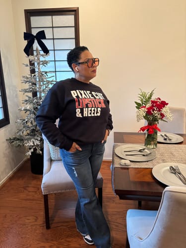 Customer photo review of Pixie Gang Sweatshirt (Green)