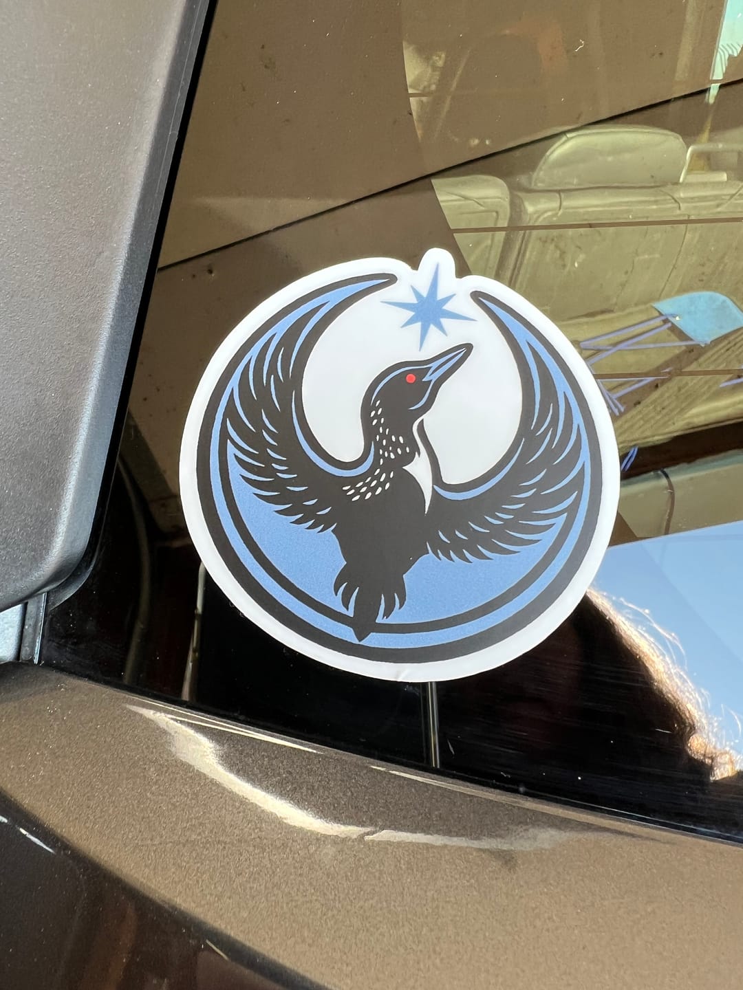 Customer photo review of Rebel Loon Sticker