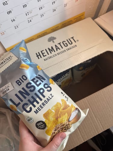 Customer photo review of Bio Linsen Chips Meersalz
