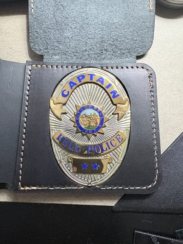 Customer photo review of Badge Bifold Wallet