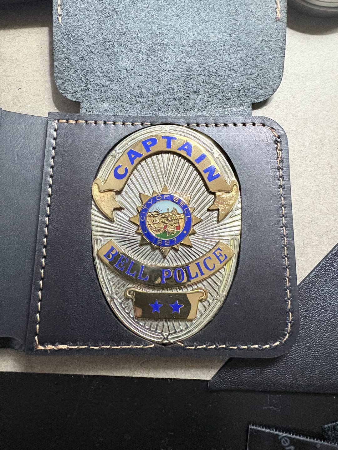 Customer photo review of Badge Bifold Wallet