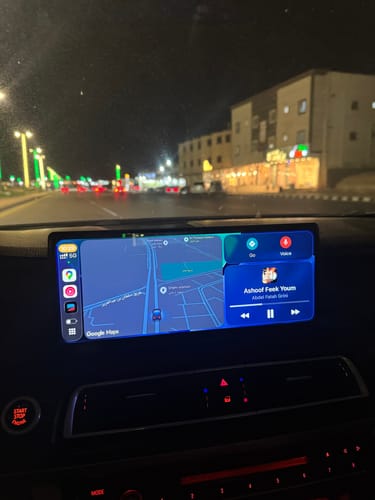 Customer photo review of 12.3'' Slim Pro Android 14 GPS for BMW 7er F01 F02 (2009-2015) CarPlay Android Auto!