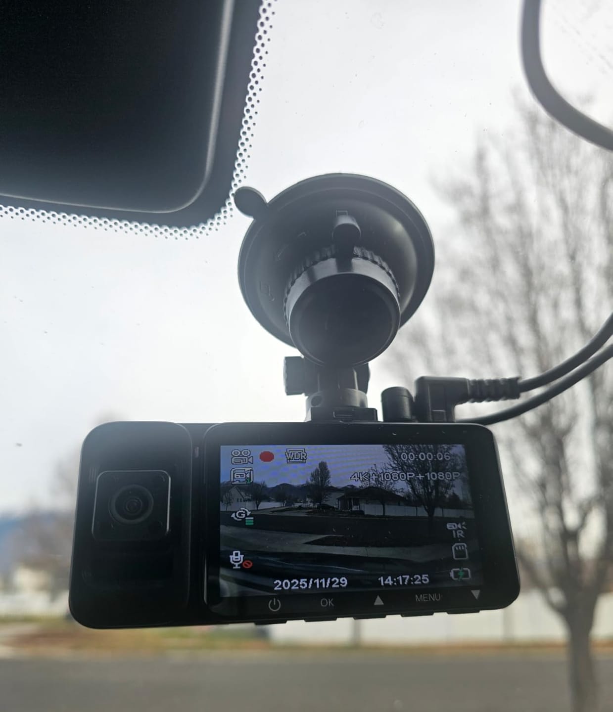 Customer photo review of 4K Dashcam mit 3,9 Bildschirm von Heimwert