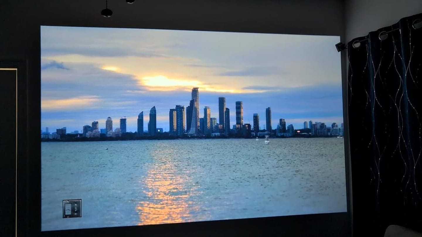 Customer photo review of Zoomly® Pro Max Smart Projector