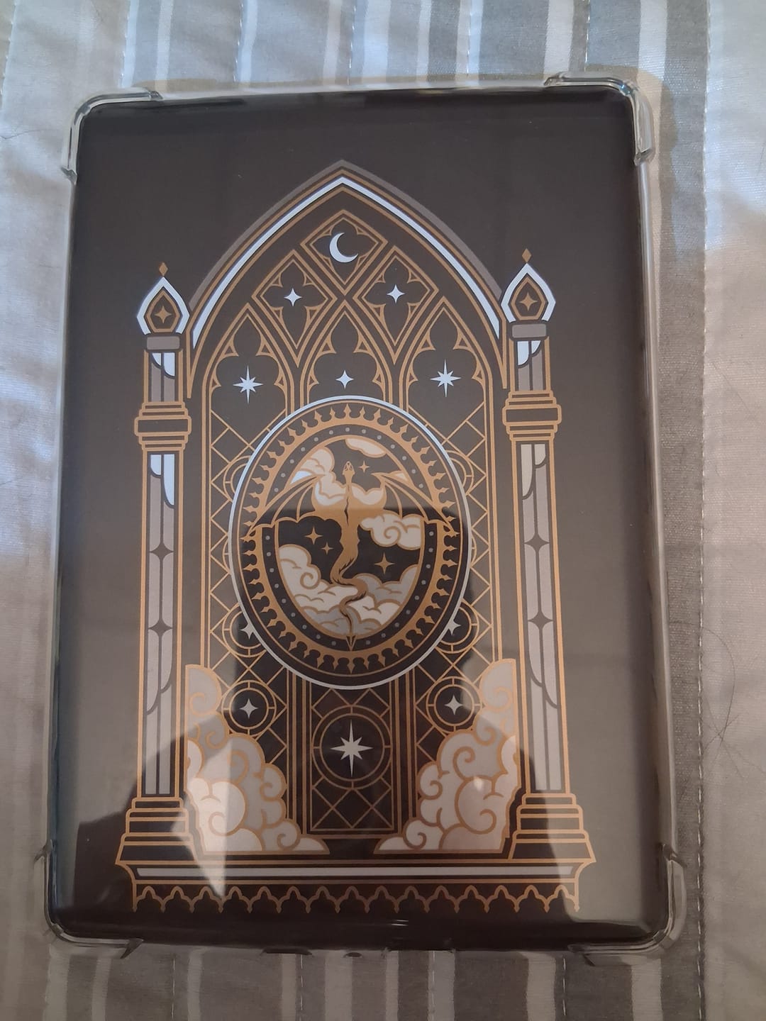 Customer photo review of Dragon Lore eReader Sticker Insert