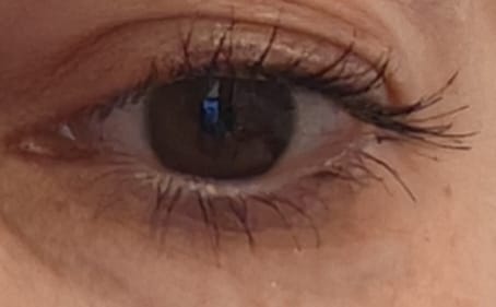 Customer photo review of Pagarinoša skropstu tuša Heimish Dailism Smudge Stop Mascara
