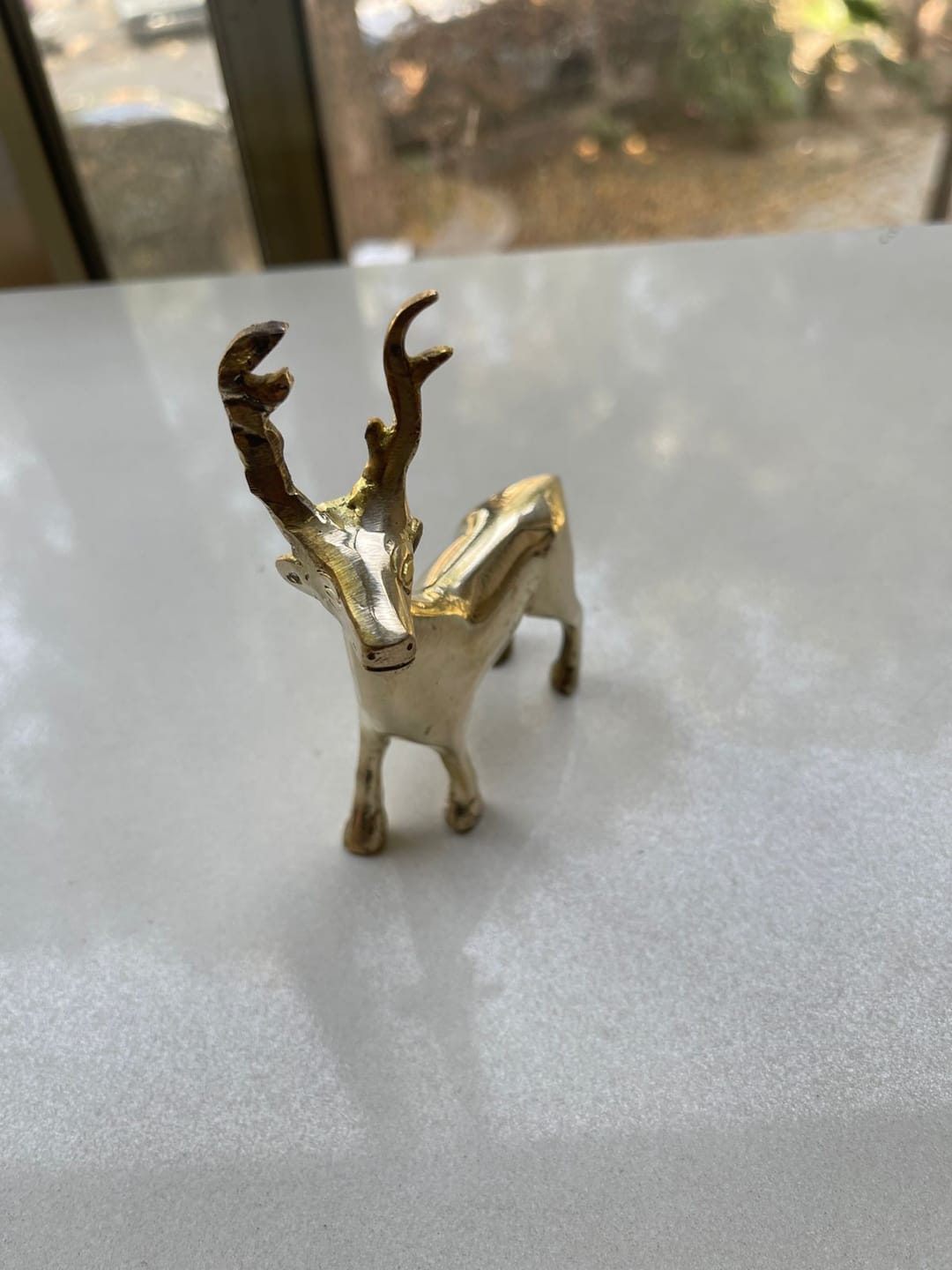 Customer photo review of Small Deer 100% Pure Brass Statue Idol for Vastu Remedy Decorative Showpiece for Home, Office and Gifting by Vastu Mandir