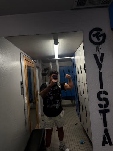 Customer photo review of 'Winged Iron' Heavyweight T-Shirt