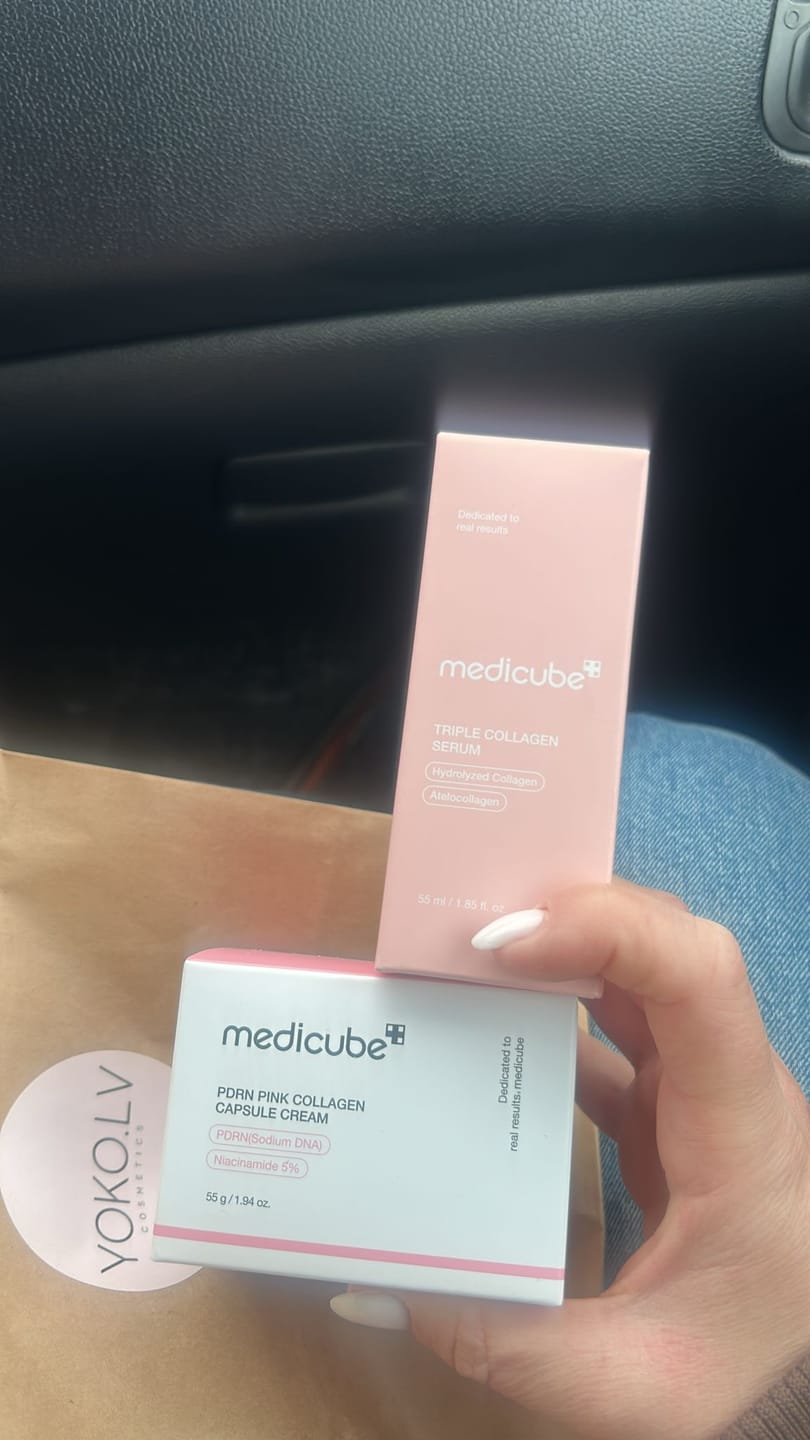 Customer photo review of Kapsulu liftinga krēms ādas tvirtumam Medicube PDRN Pink Collagen Capsule Cream