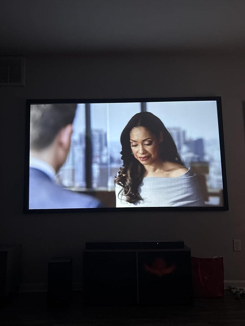Customer photo review of Zoomly® Pro Max Smart Projector