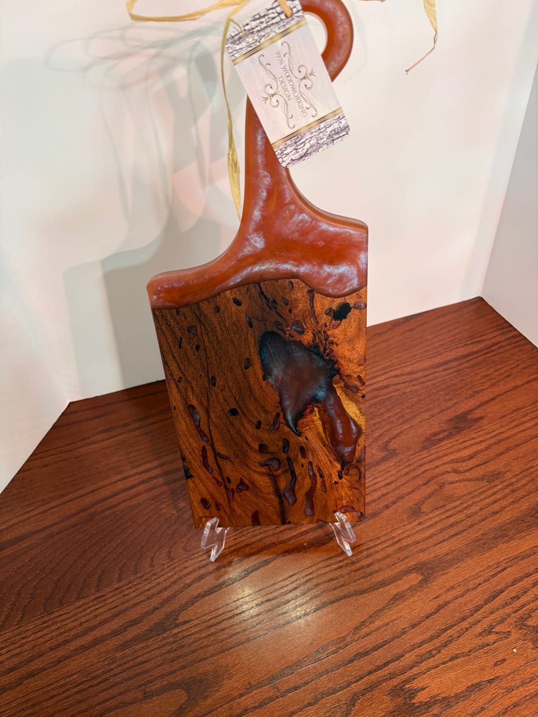 Customer photo review of 17.5x7" Small Free Flow Charcuterie Board Acrylic Router Template