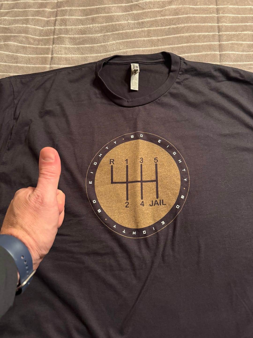 Customer photo review of 80Eighty® 6Speed = Jail Shirt