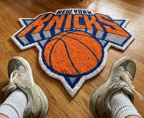 Customer photo review of New York Knicks™ Rug