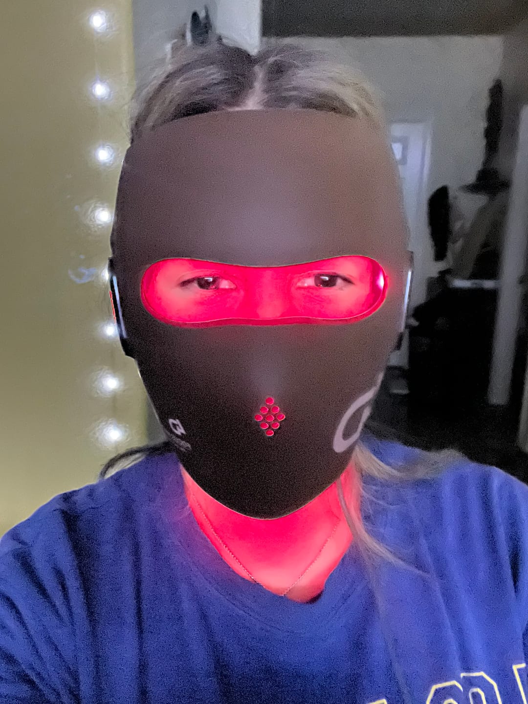 Customer photo review of JOVS 4D Laser Light Therapy Mask