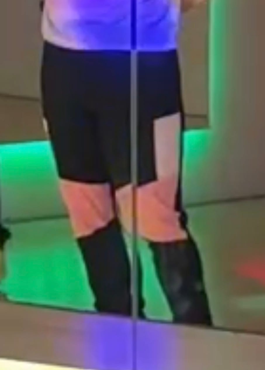 Customer photo review of Zumba Amour Men's Woven Pants