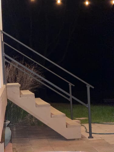 Customer photo review of Stair Handrail Kit