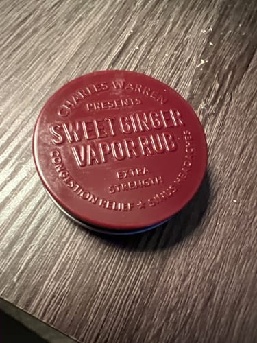 Customer photo review of Extra Strength Sweet Ginger Vapor Rub [Compact]