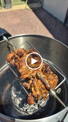 Customer video review of Rotisserie & Dome Extension