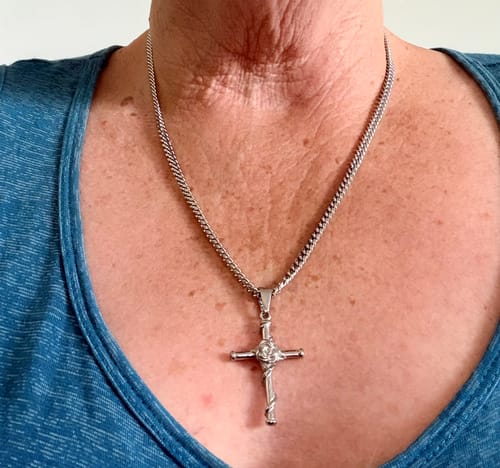 Customer photo review of Cuban Chain (White Gold) 4mm