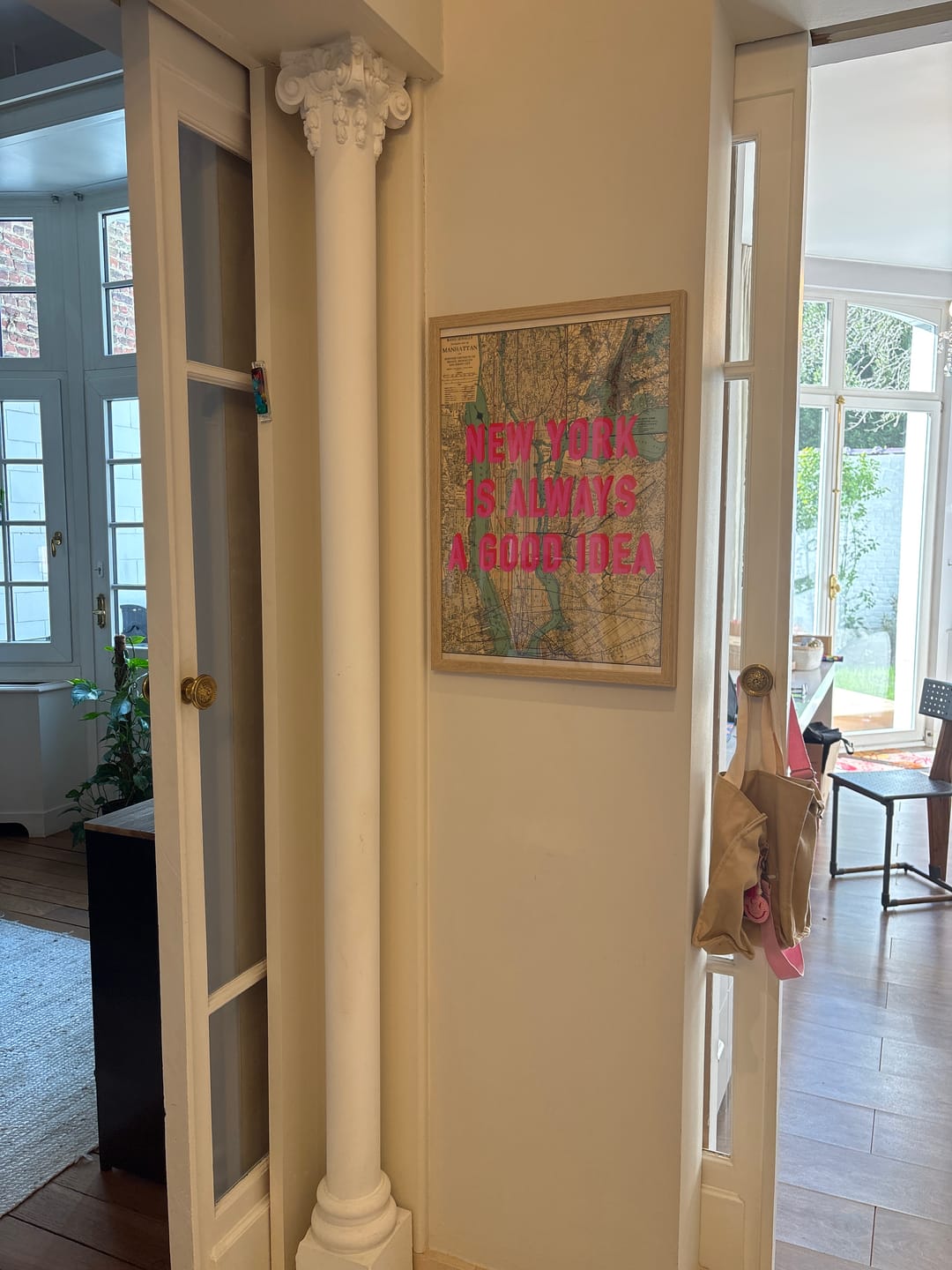 Customer photo review of Custom Pop Art Map Print (Any Location)