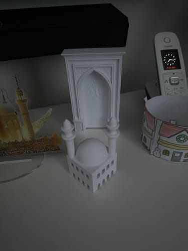 Customer photo review of Mihrab Deko – Weiß