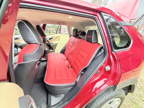 Customer photo review of Premium Custom-Fit Seat Covers