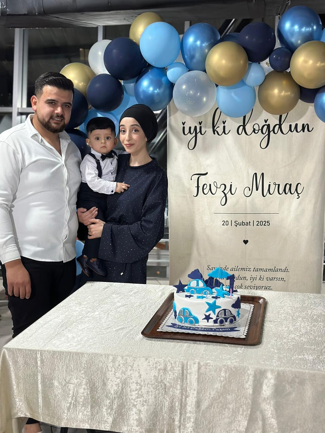 Customer photo review of Kişiselleştirilebilir Doğum Günü Örtüsü (#8)