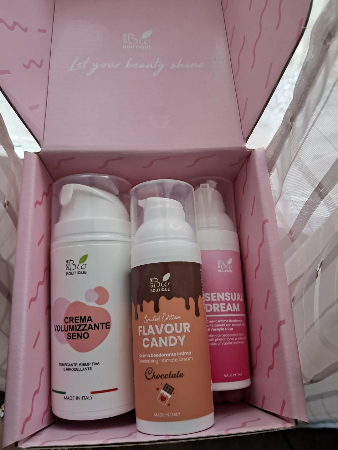 Customer photo review of Crema Volumizzante Seno