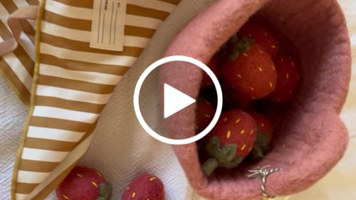 Customer video review of Basket of Strawberries
