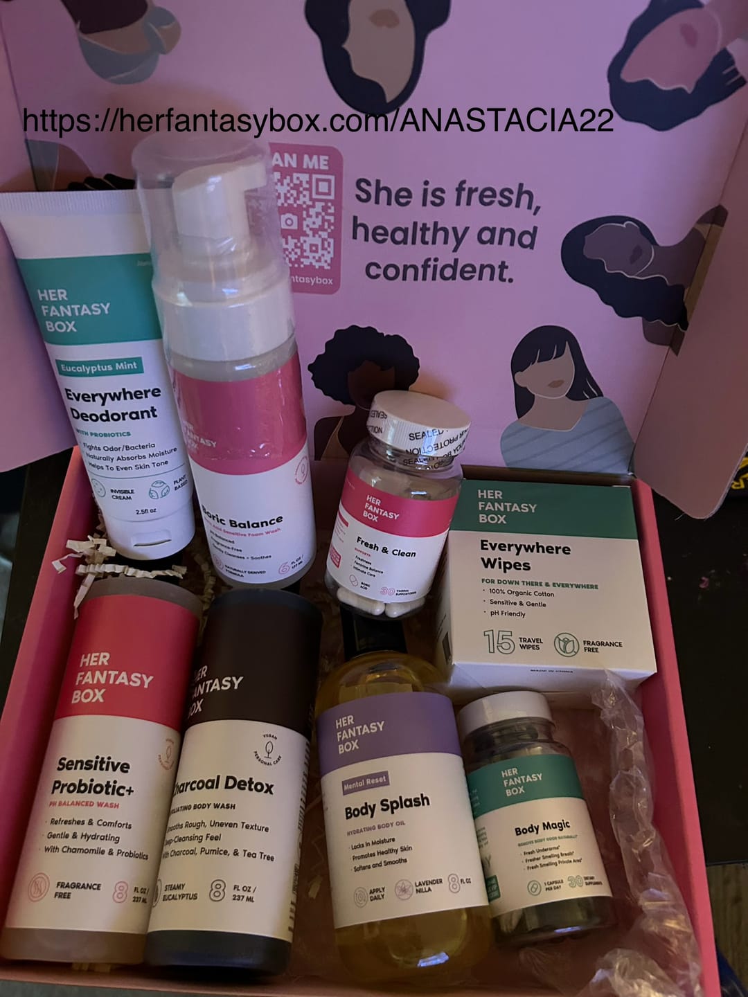 Customer photo review of Ultimate Glow-Up Kit
