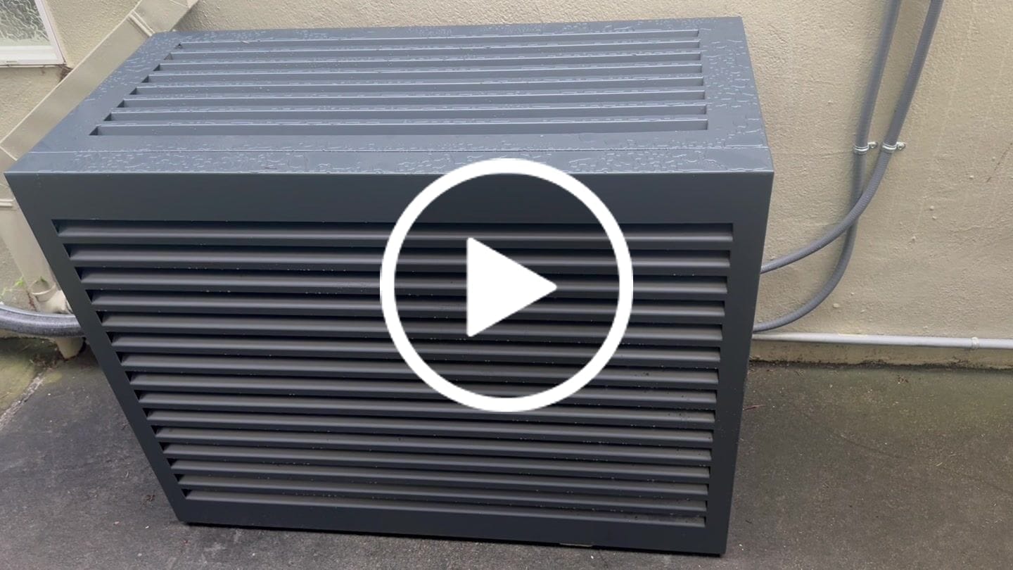 Customer video review of Mini-Split AC Cover - Black