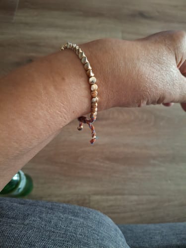 Customer photo review of 4 Tibetan Bracelets of Fortune