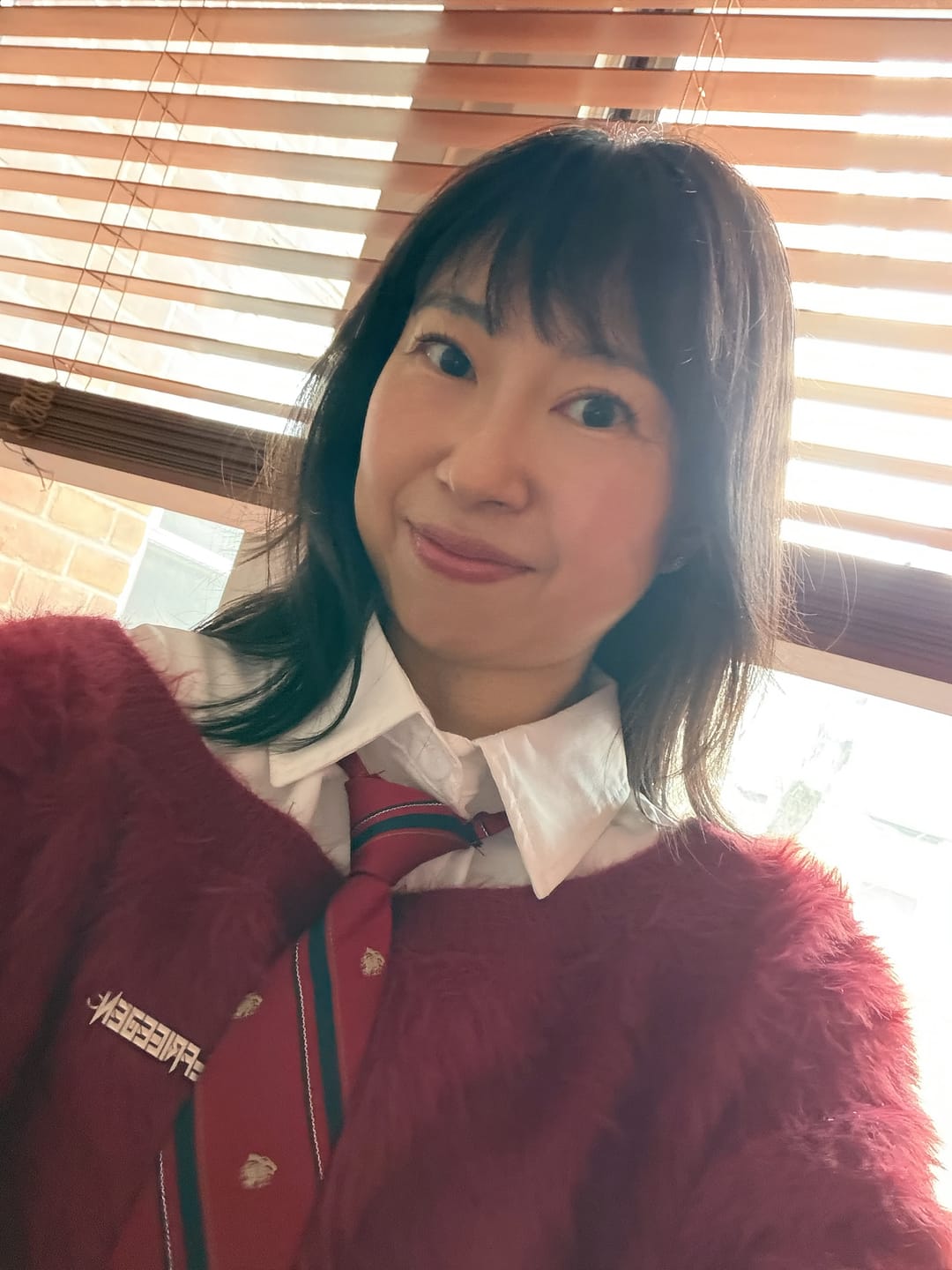 Customer photo review of Aelfric Eden Tie Two Layer Sweater