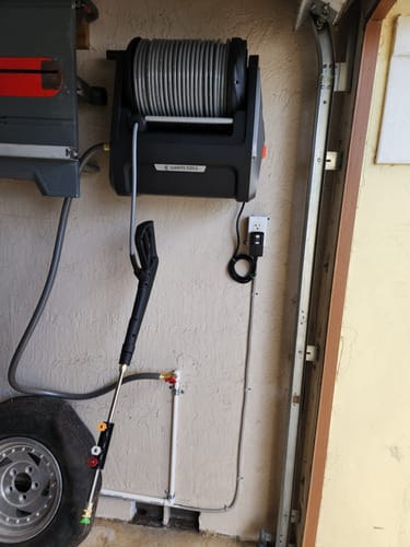 Customer photo review of Grandfalls Retractable Pressure Washer Plus