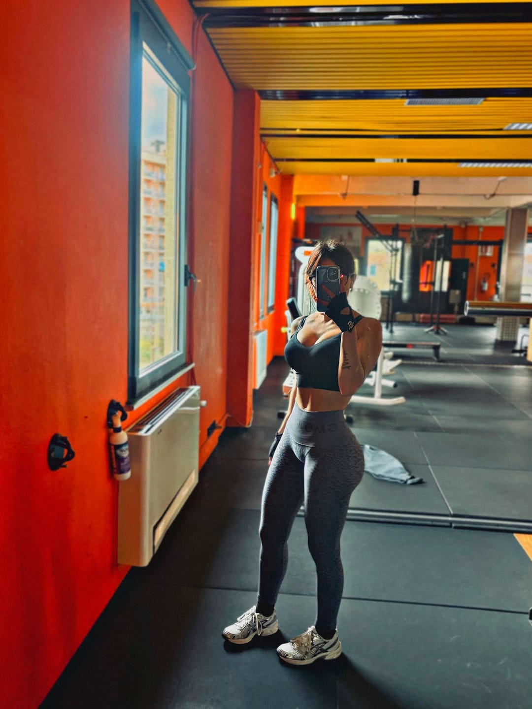 Customer photo review of Leggings Push Up Jungle Leopardo 2.0 Blu Granito