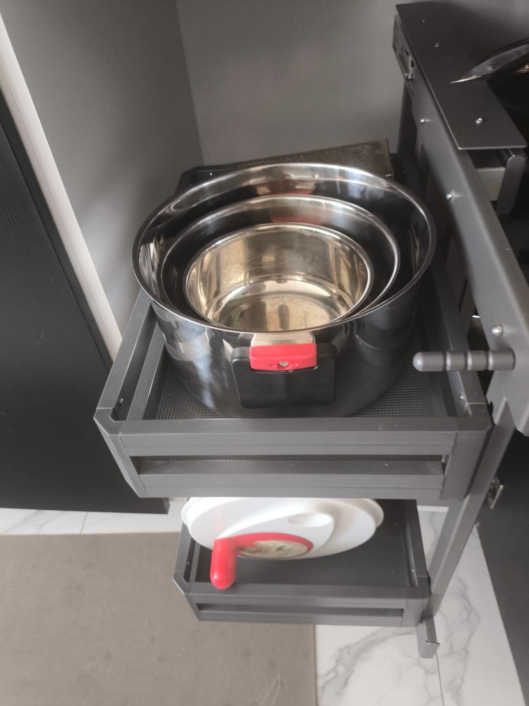 Customer photo review of Batería de Cocina 6 Piezas Acero Inoxidable
