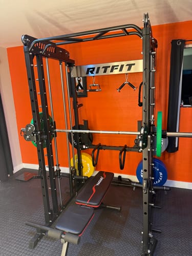 Customer photo review of RitFit M1 PRO Smith Machine Home Gym Package Comprehensive All-In-One Workout System