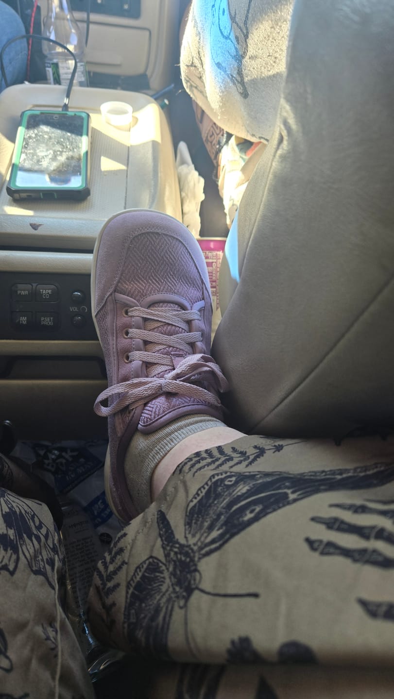 Customer photo review of Hyacinth - Barefoot Shoes