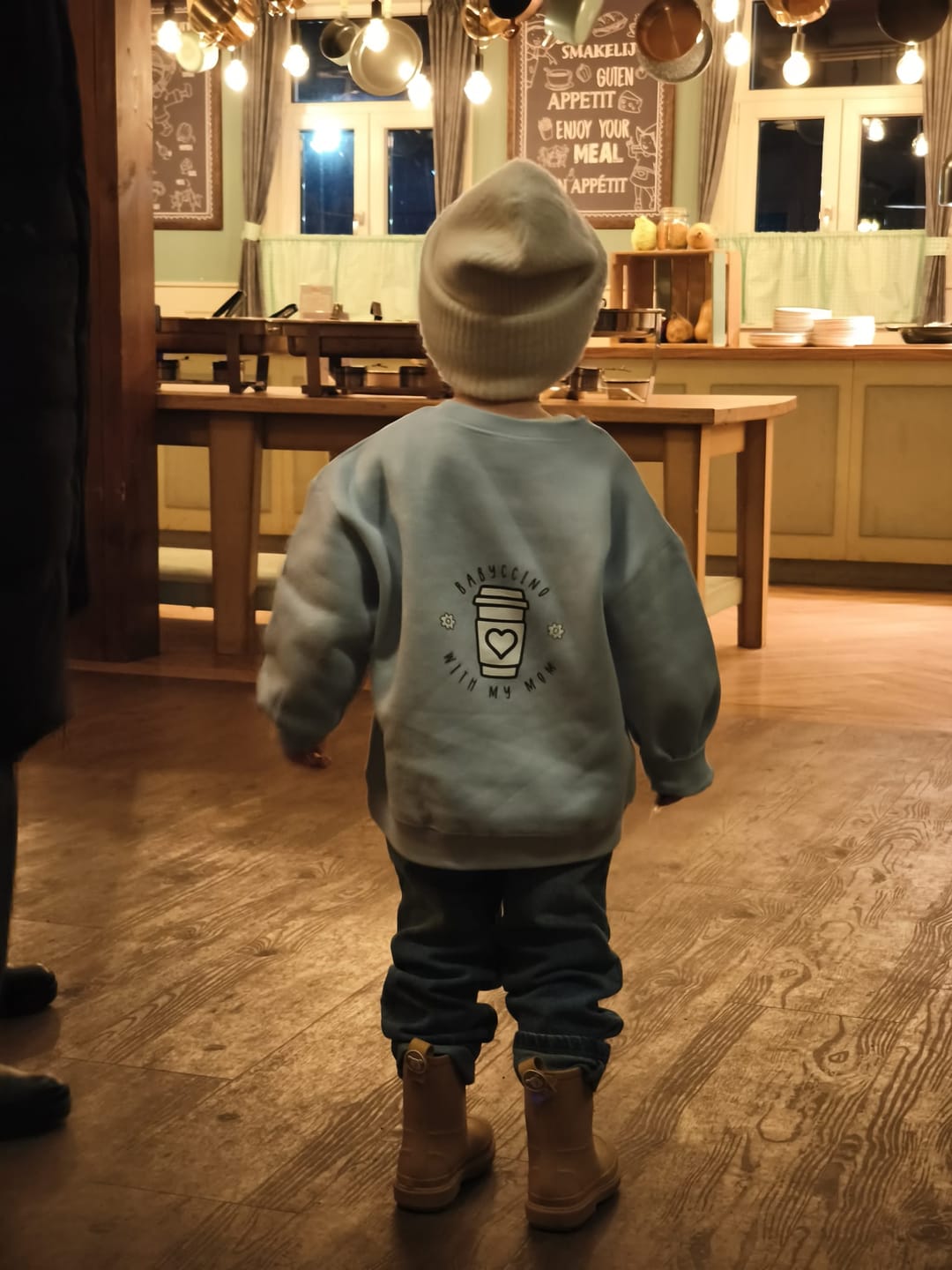 Customer photo review of Babyccino heavy Pullover B-Ware