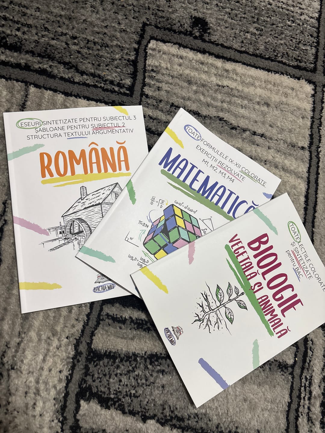 Customer photo review of Pachet Bacalaureat (Română + Matematică + Biologie Vegetală și Animală clasele IX-X) Bacademia