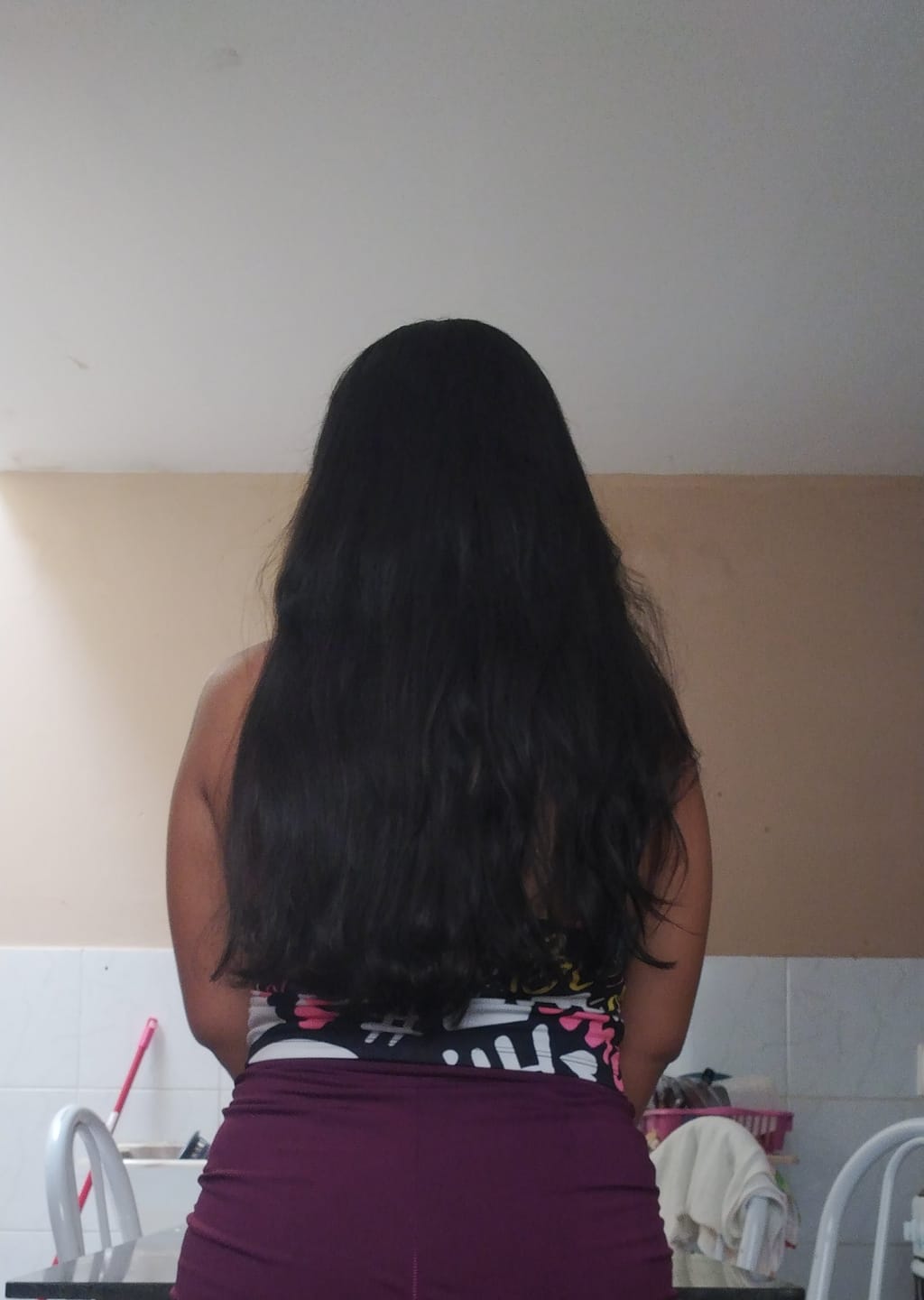 Customer photo review of Happy Hair 3 Potes + 2 Potes Grátis + 1 Pote de Melatonina + 1 Pote de Colágeno (Total 7 Potes)