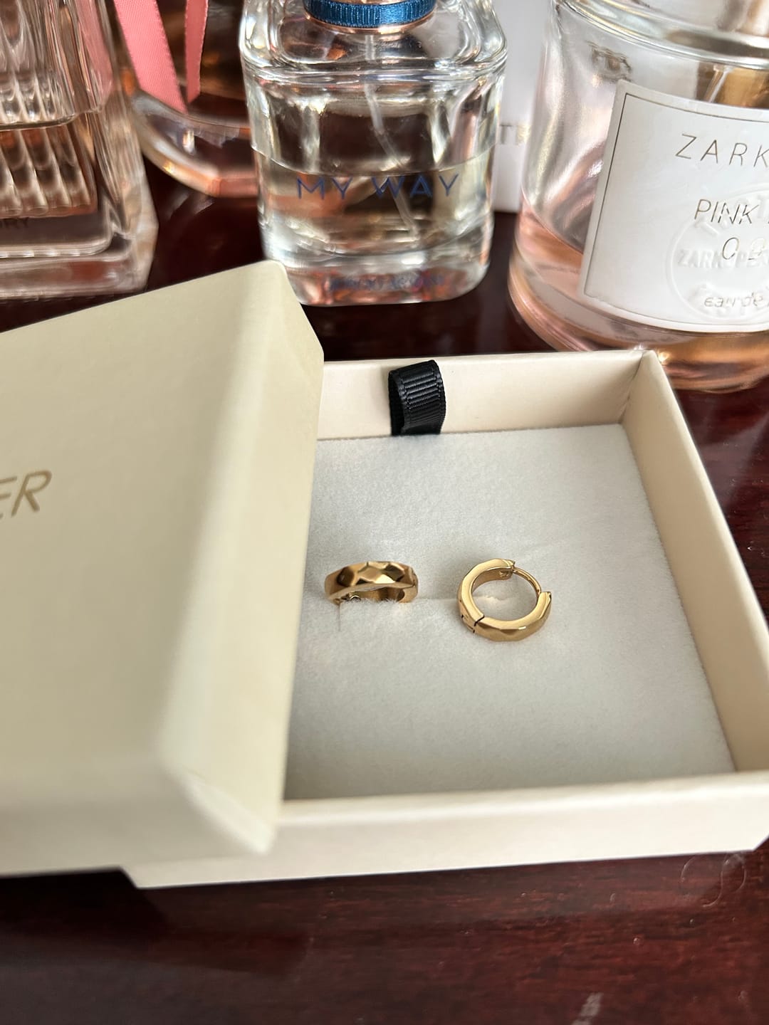 Customer photo review of Ivy Earrings