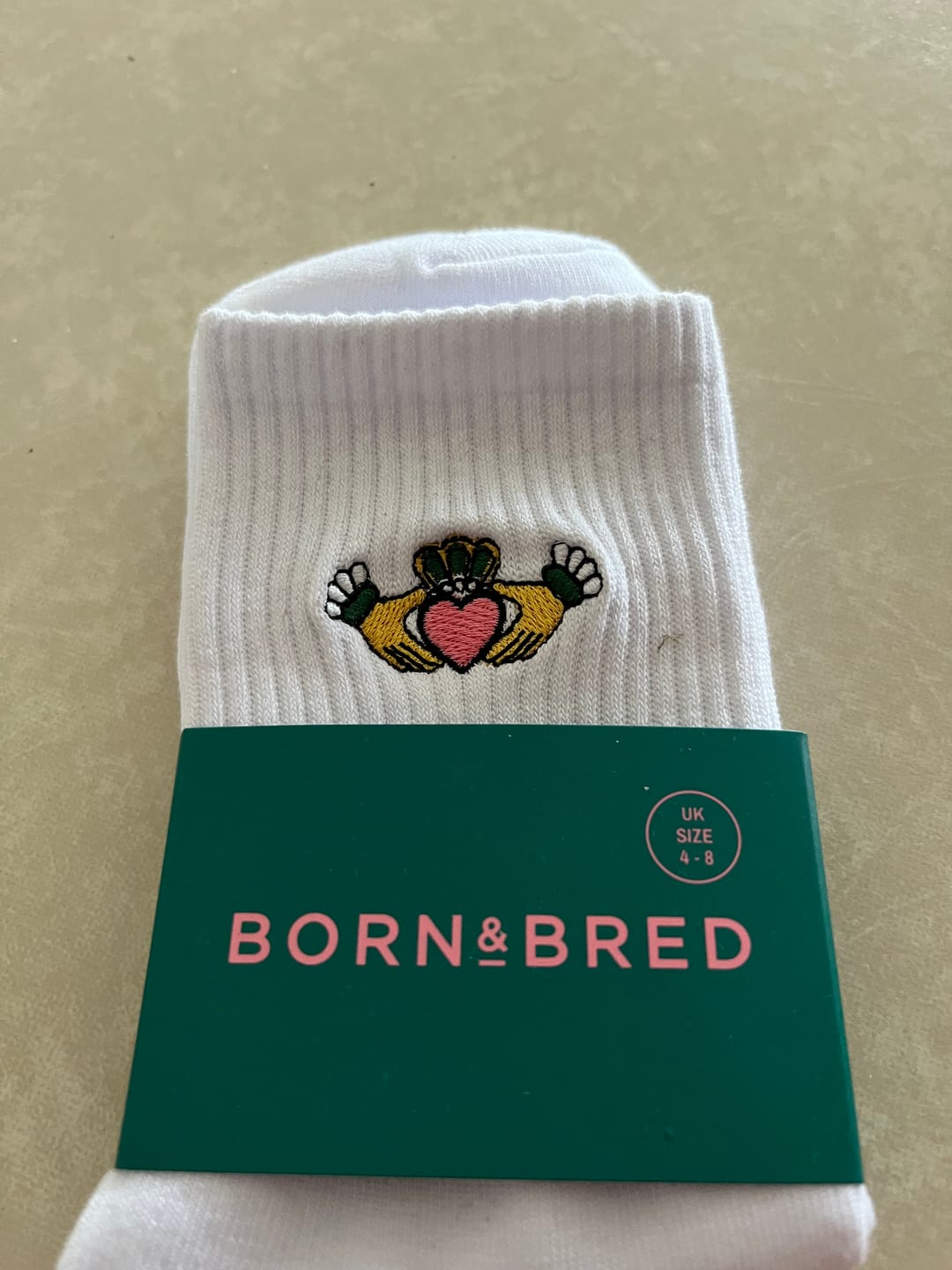 Customer photo review of Claddagh Socks | Born & Bred