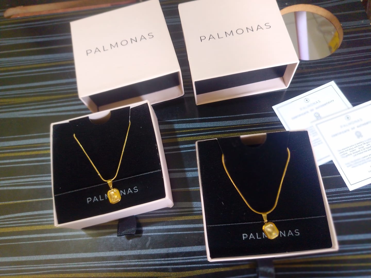 Customer photo review of Everyday Exquisite Yellow Stone Gold Necklace