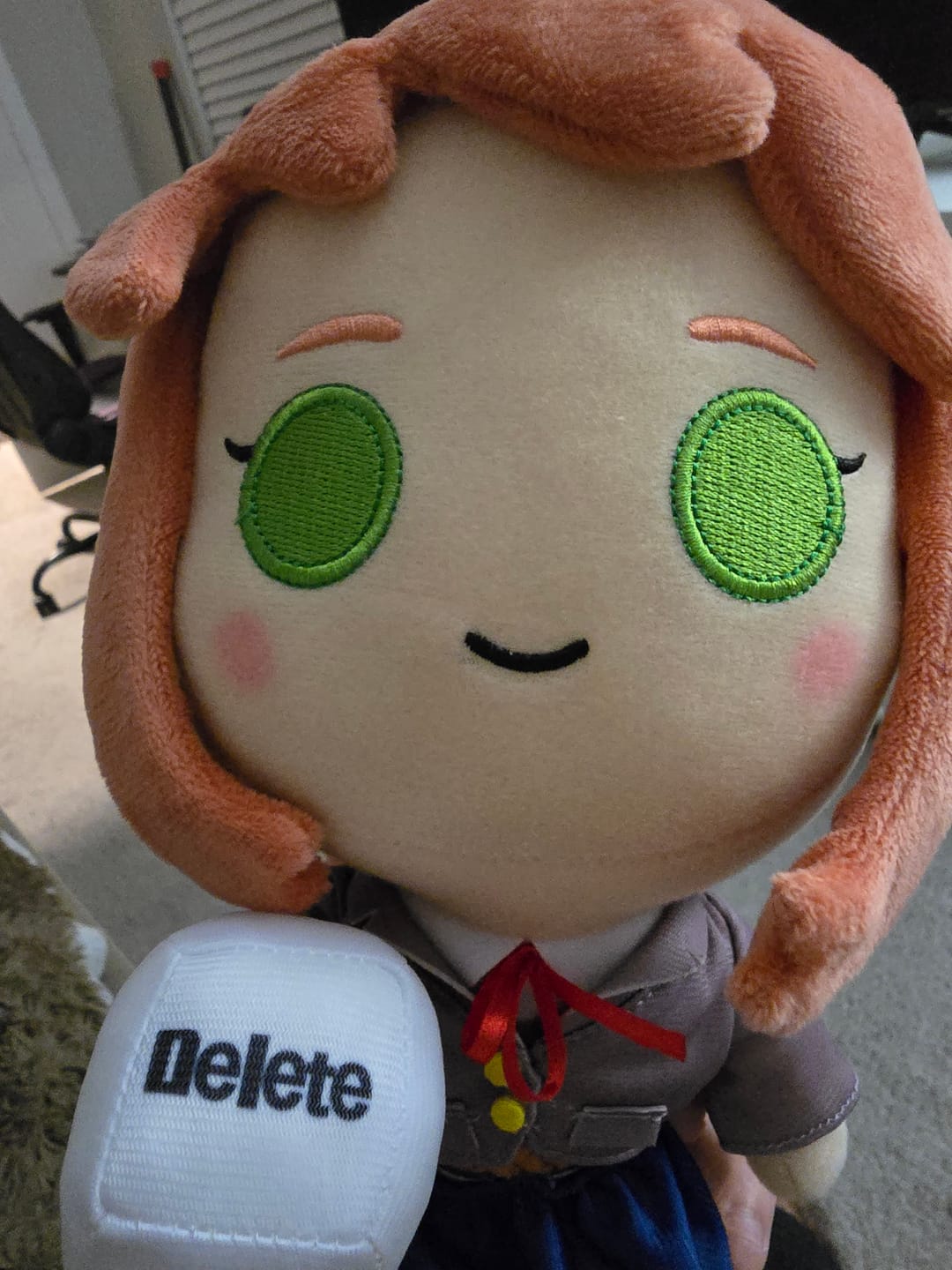 Customer photo review of Doki Doki Literature Club - Monika Collector's Plush