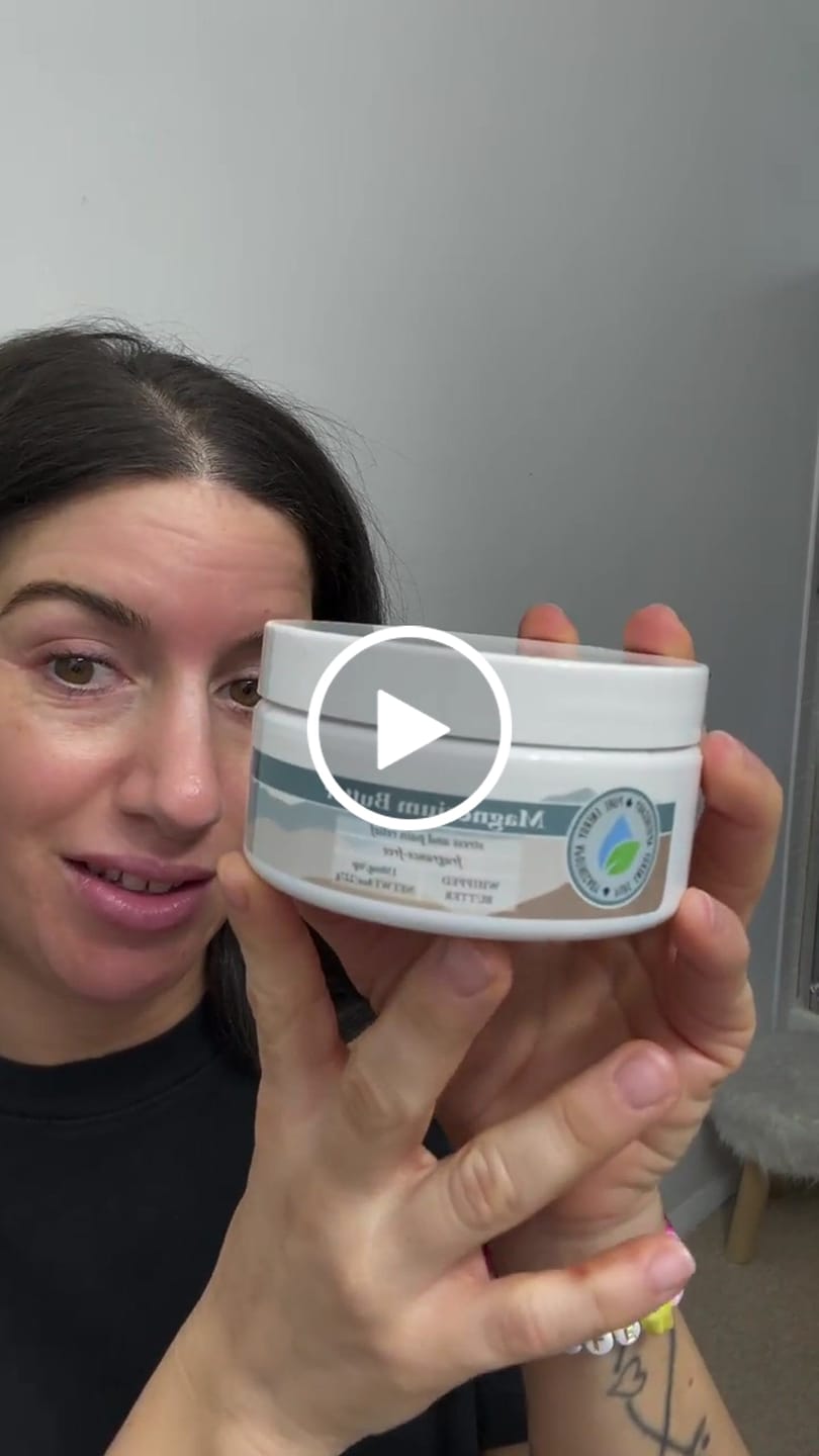 Customer video review of Magnesium Whipped Butter 8oz (Pure & Natural, Unscented)
