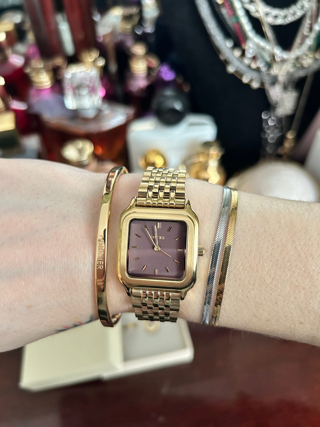 Customer photo review of Lily Gold/Silver Bracelet